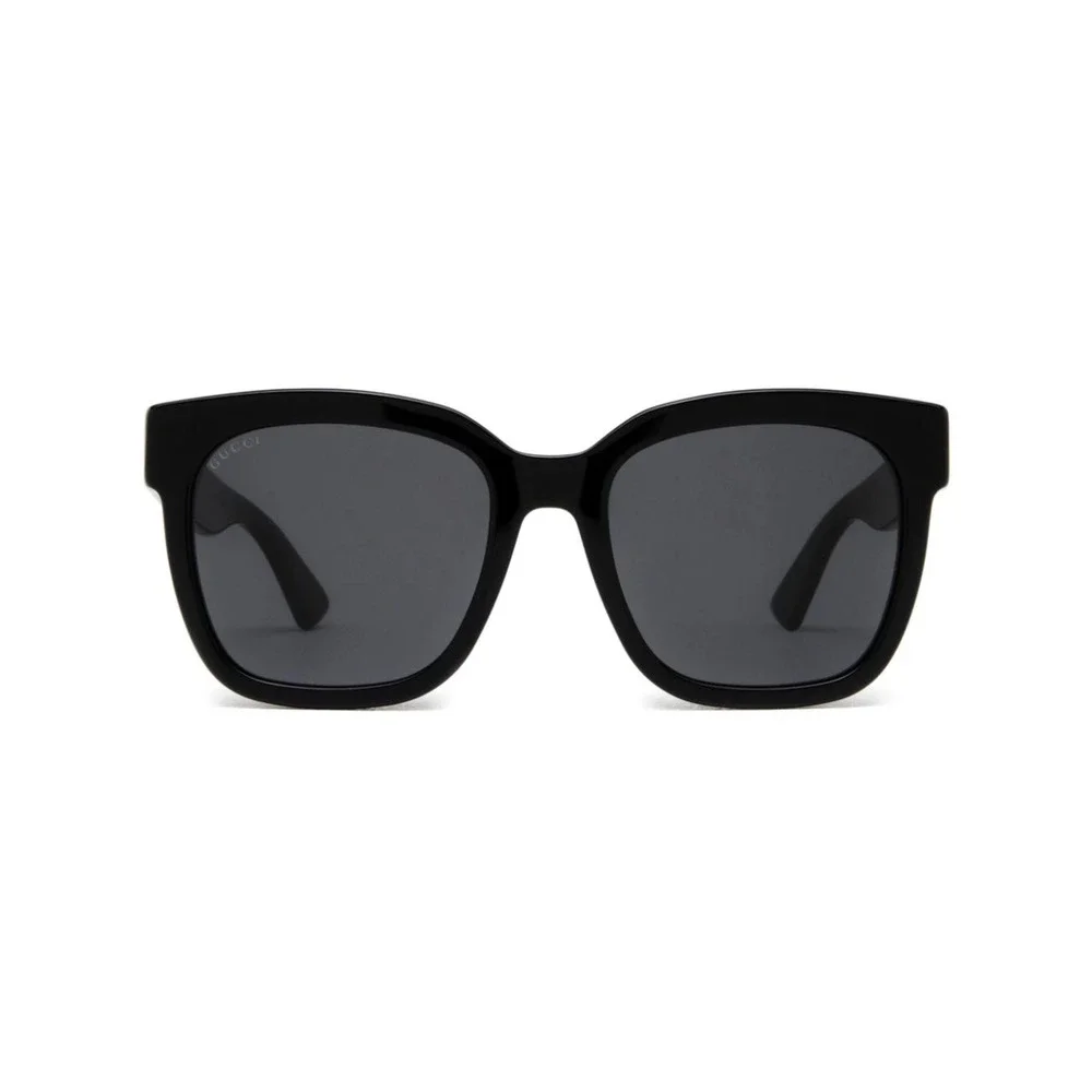 Gucci Oversized Black GG Logo Square Sunglasses